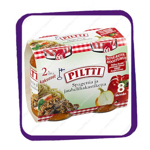 фото: Piltti - Spagettia ja jauhelihakastiketta - спагетти с мясом